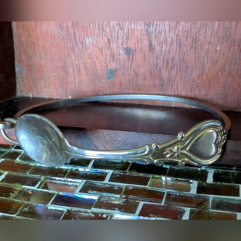 Vintage Spoon Bangle Bracelet